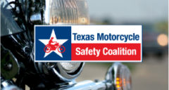 TMSC logo over motorcycle photo